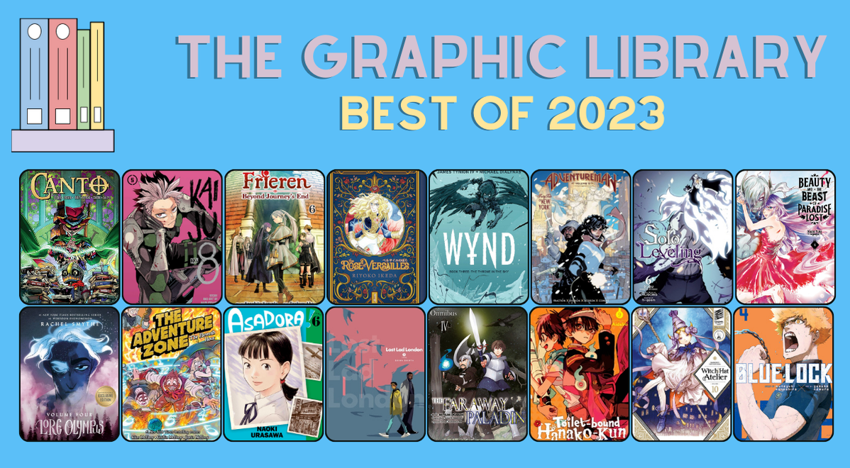 Graphic with many covers of the previous best of winners continuing to publish into this year.