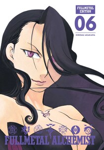Cover of Fullmetal Alchemist: Fullmetal Edition vol 6 featuring the Homunculus Lust