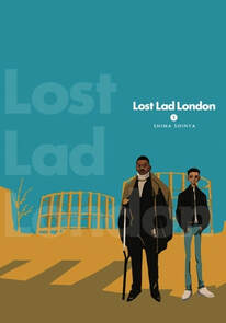 Cover of Lost Lad London volume 1. Al and Ellis stand side-by-side and look towards us.